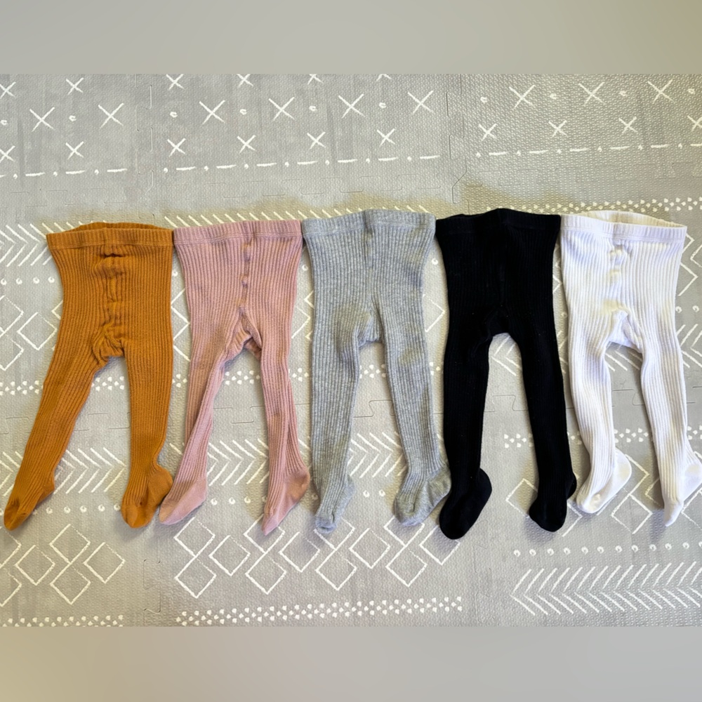 Baby Girl Tights/ Cable Knit Leggings